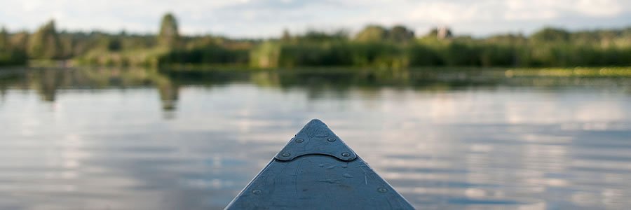 Canoe in Lake Washington